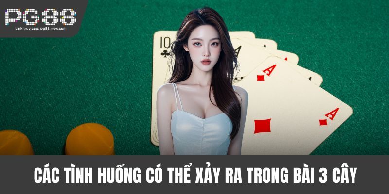 Các tình huống có thể xảy ra trong bài 3 cây
