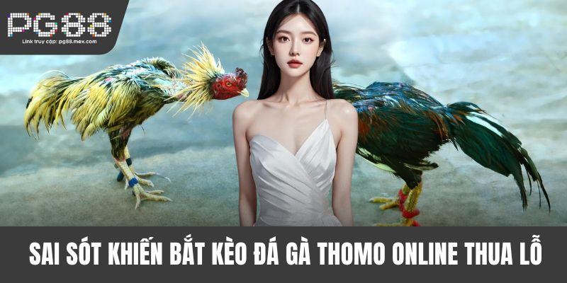 Sai sót khiến bắt kèo đá gà Thomo online thua lỗ